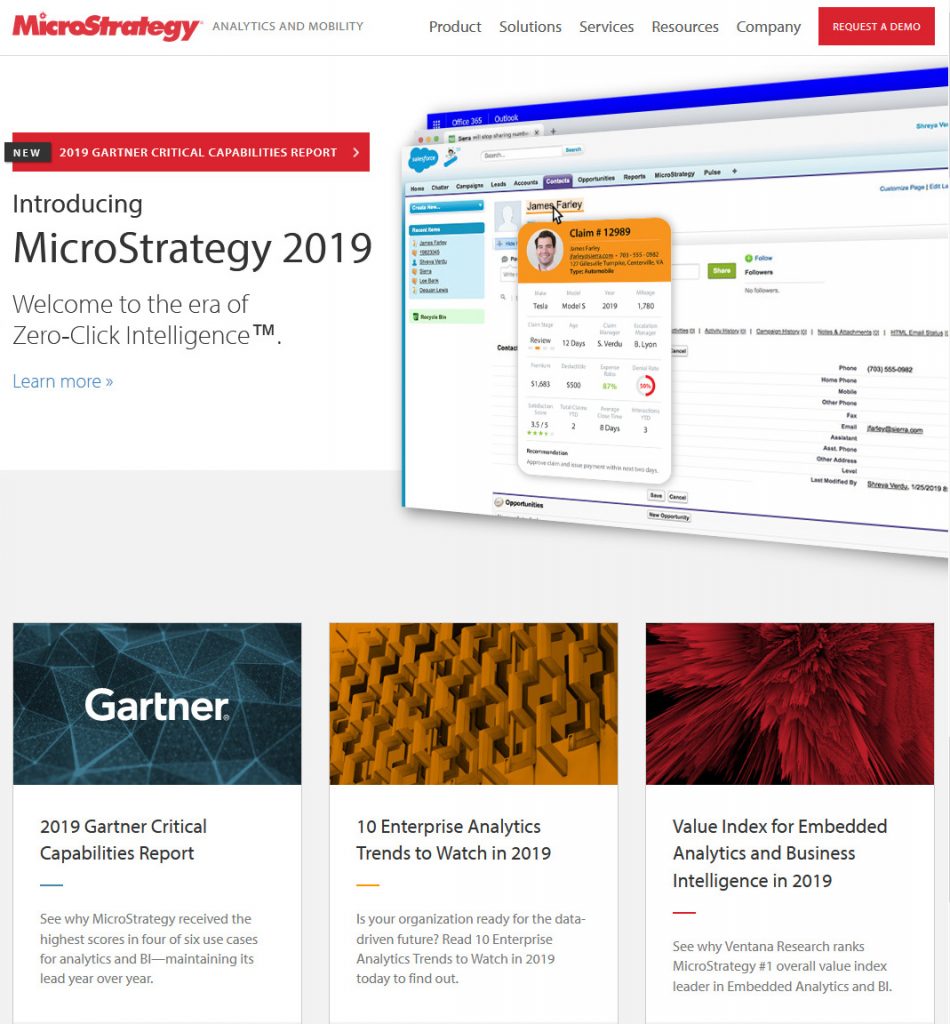 domain sale made by MicroStrategy