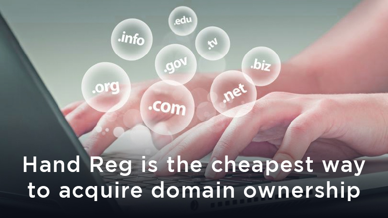 Manual domain registration is the cheapest way for a trader to do domain investing